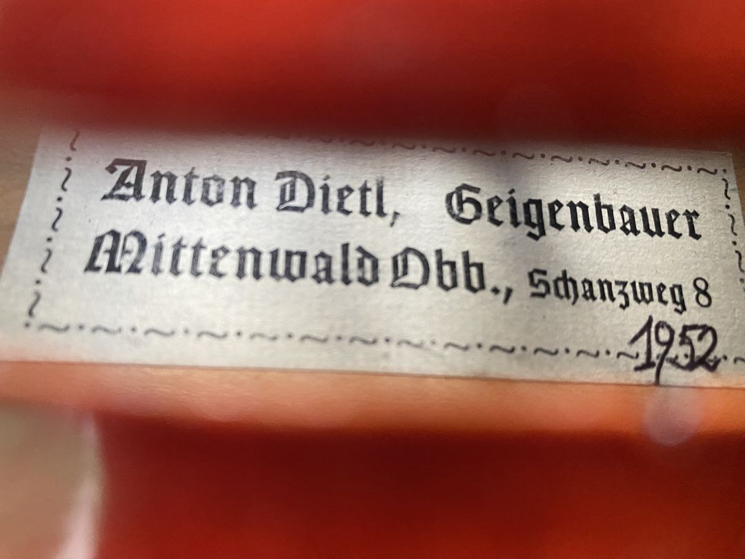 Dietl Anton - Mittenwald anno 1952 - G-814